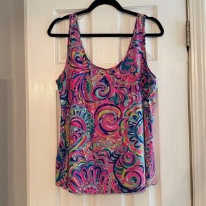 Lilly Pulitzer Multicolor Swirl Tank Top